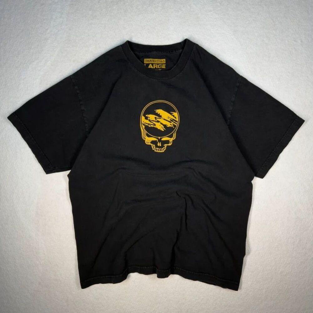 Thunderyells Grateful Dead "Are You Kind" Stealie Heavyweight Tee Black Size L